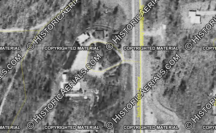 North Star Resort & Campground (North Star Motel) - 1971 Aerial